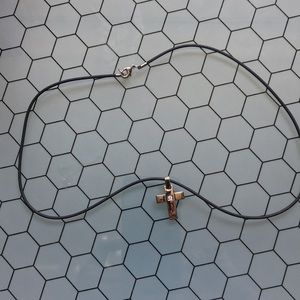 👗👗👗 Rubber chain with cross 👗👗👗